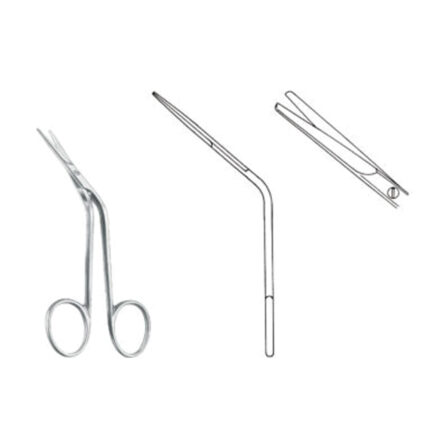 Fomon Knee-Bent Nasal Scissors
