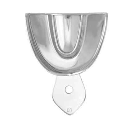 Stainless Steel Impression Trays (U3) Plain Stainless Steel Rim Lock Type