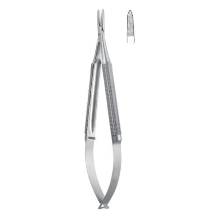 Micro Needle Holder (Straight, Without Lock)